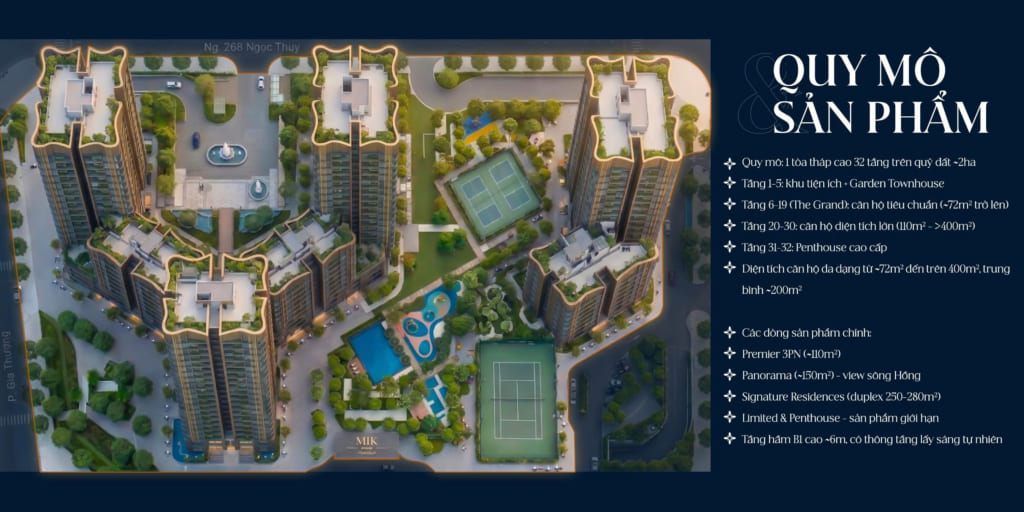 quy mô Magnolia Private Residence