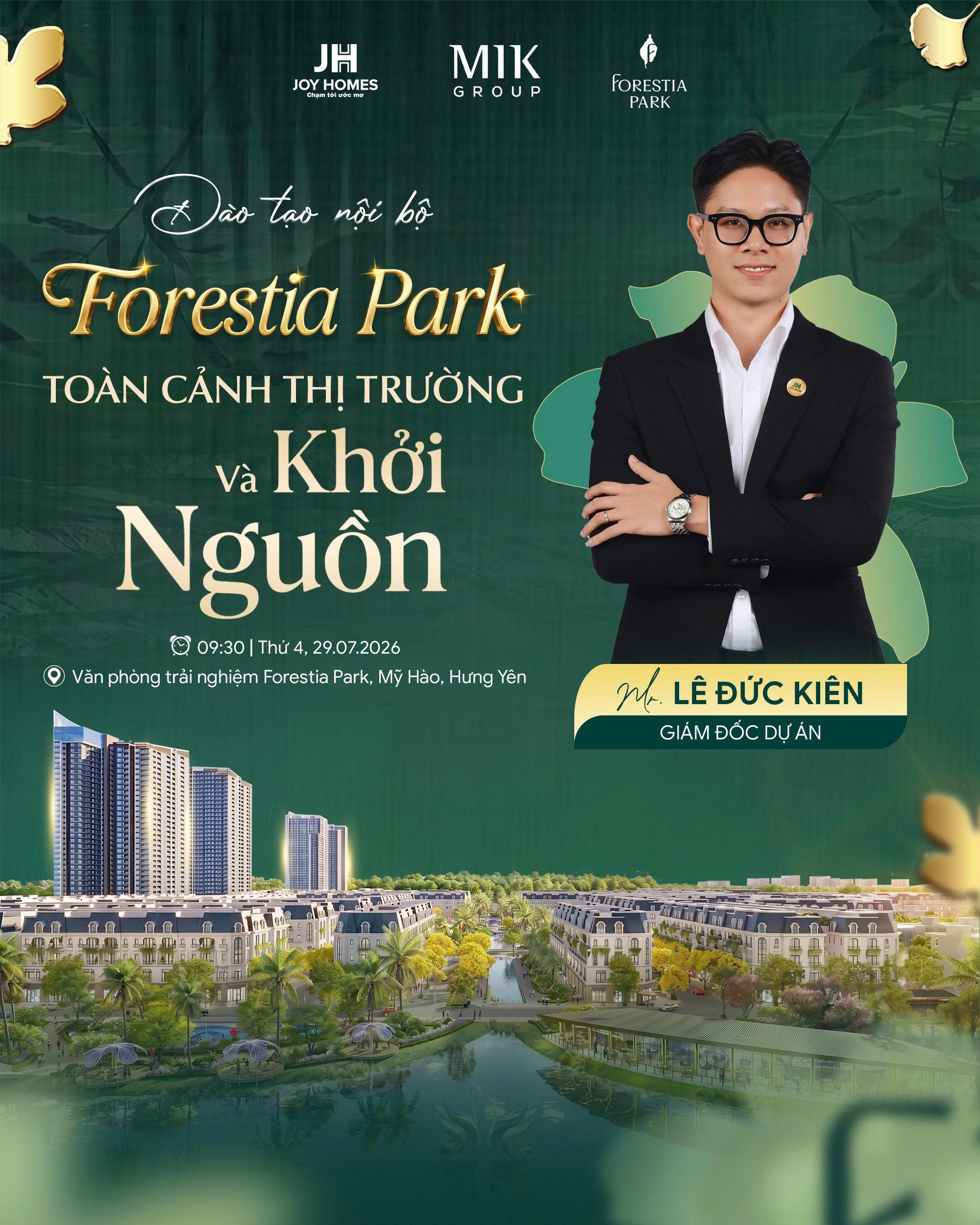 Joy Homes tổ chức đào tạo dự án Forestia Park