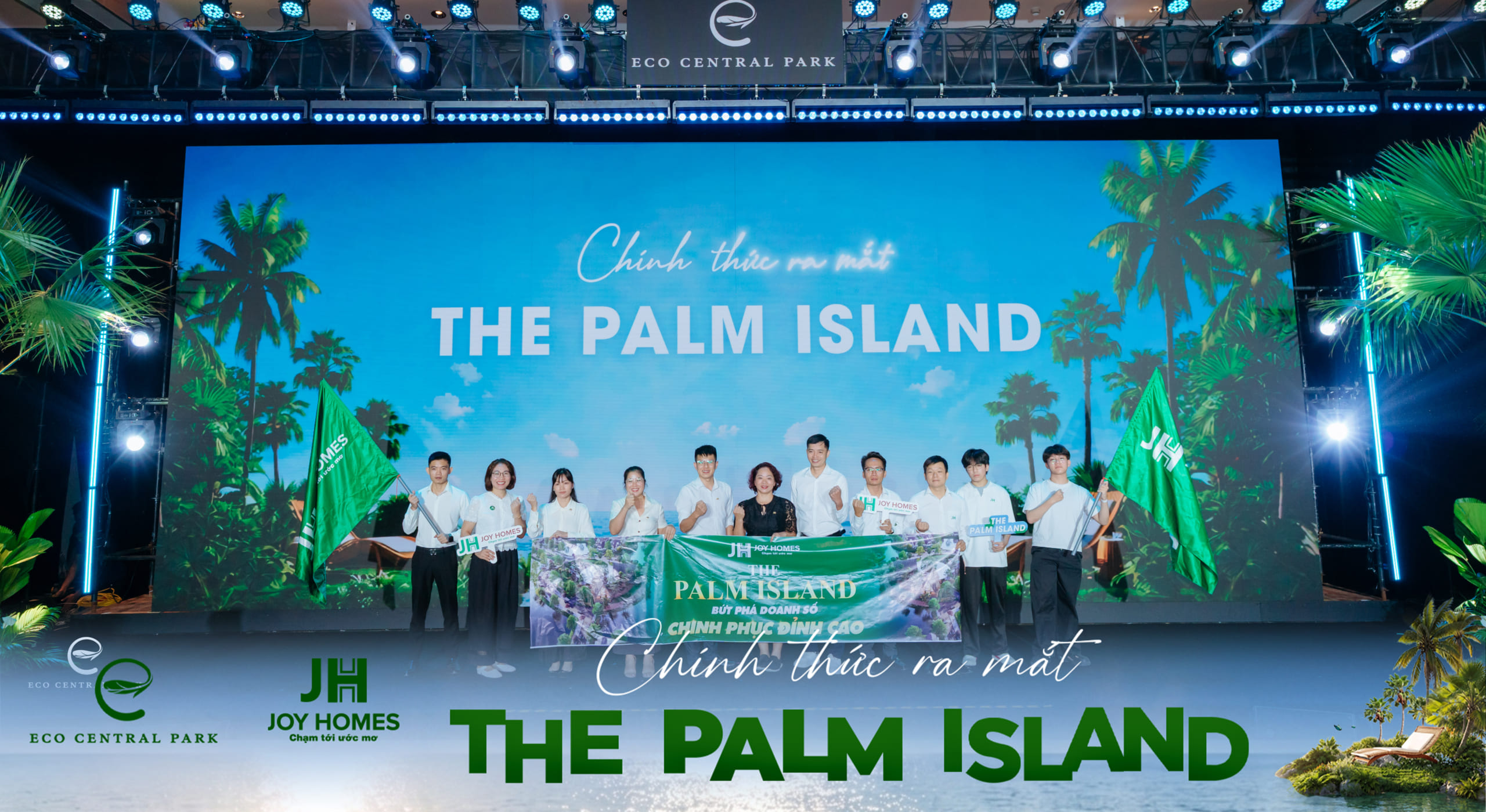 Joy Homes tại Kick-off The Palm Island