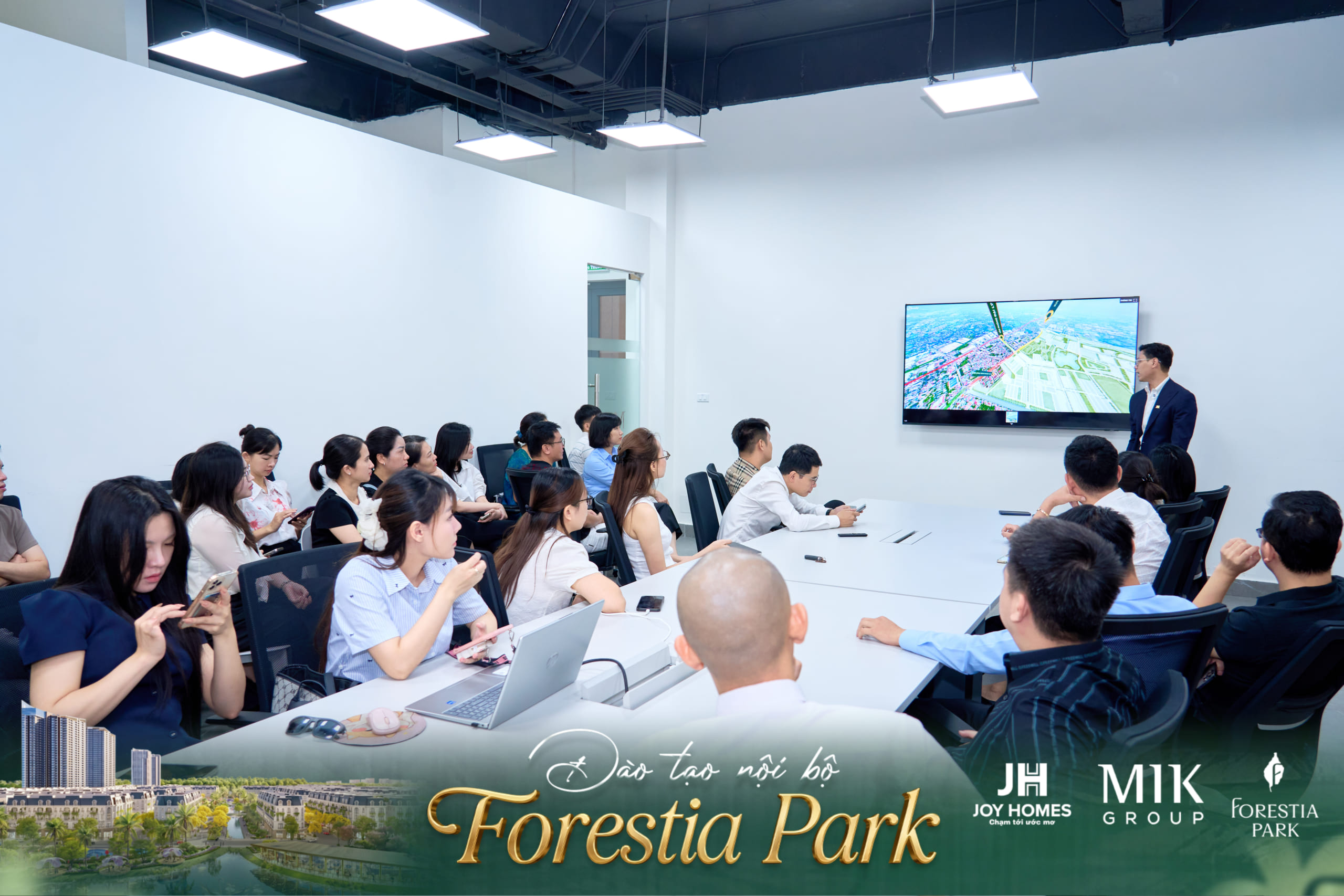 Đào tạo nội bộ Joy Homes tại Văn phòng Bán hàng Forestia Park