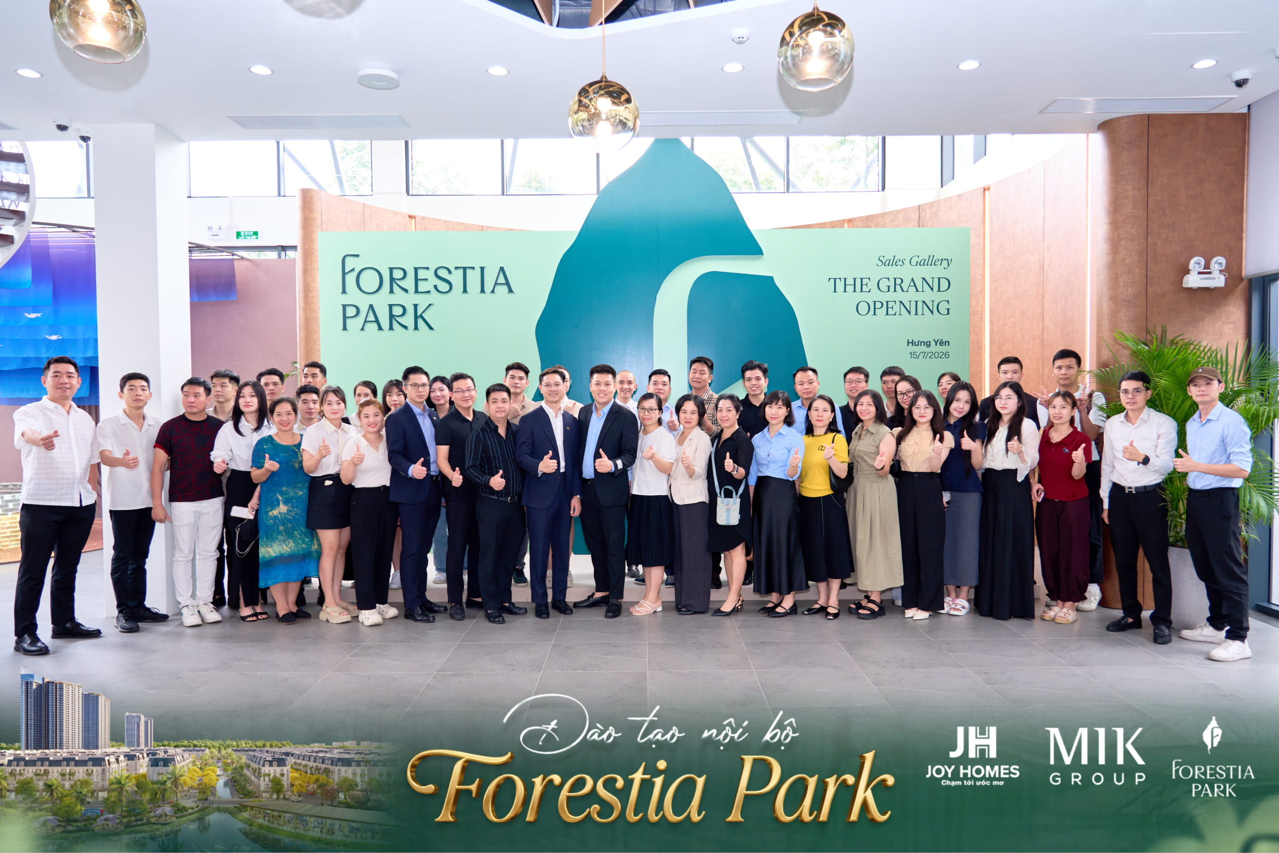 Joy Homes tổ chức đào tạo dự án Forestia Park