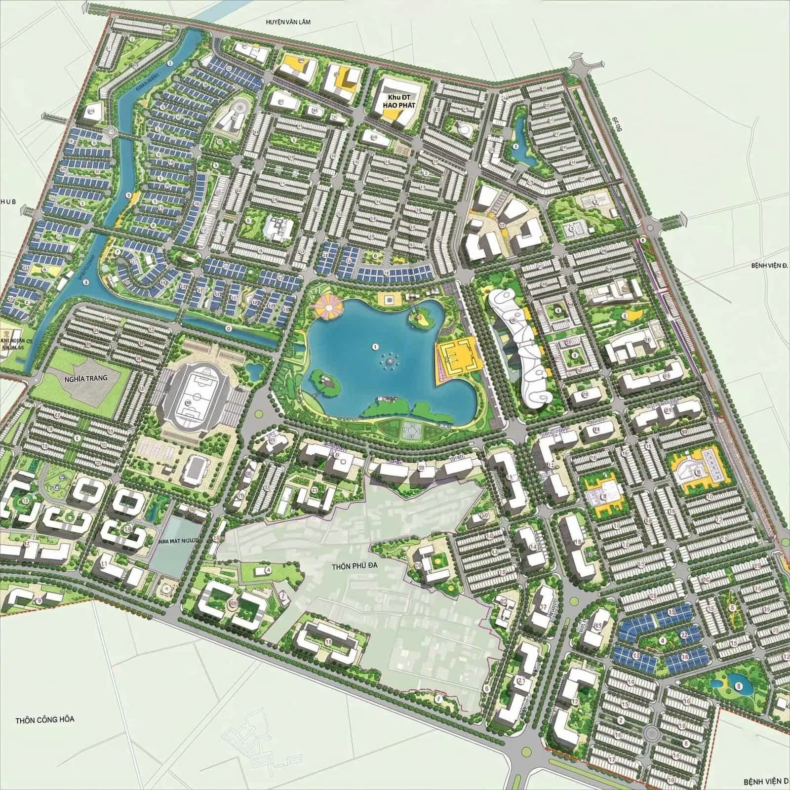 Mặt bằng tổng quan dự án Forestia Park MIK Phố Nối