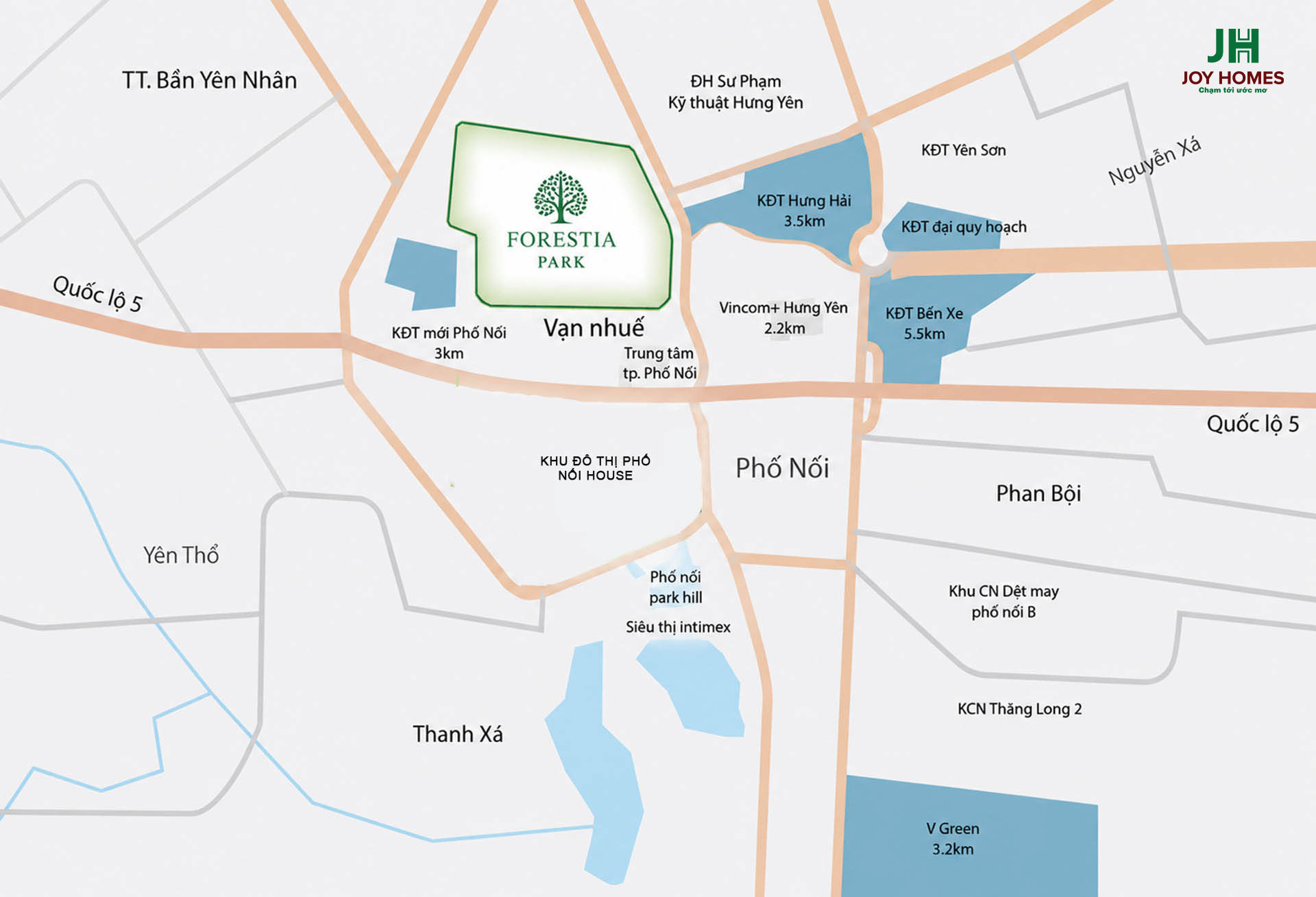 Vị trí dự án Forestia Park