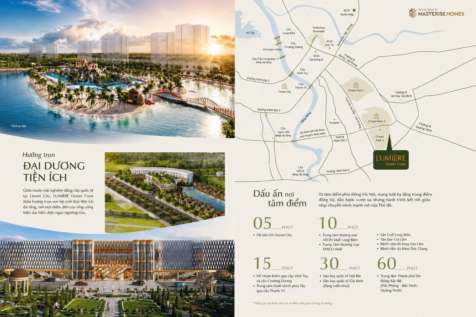 Vị trí dự án LUMIÈRE Ocean Crest 
