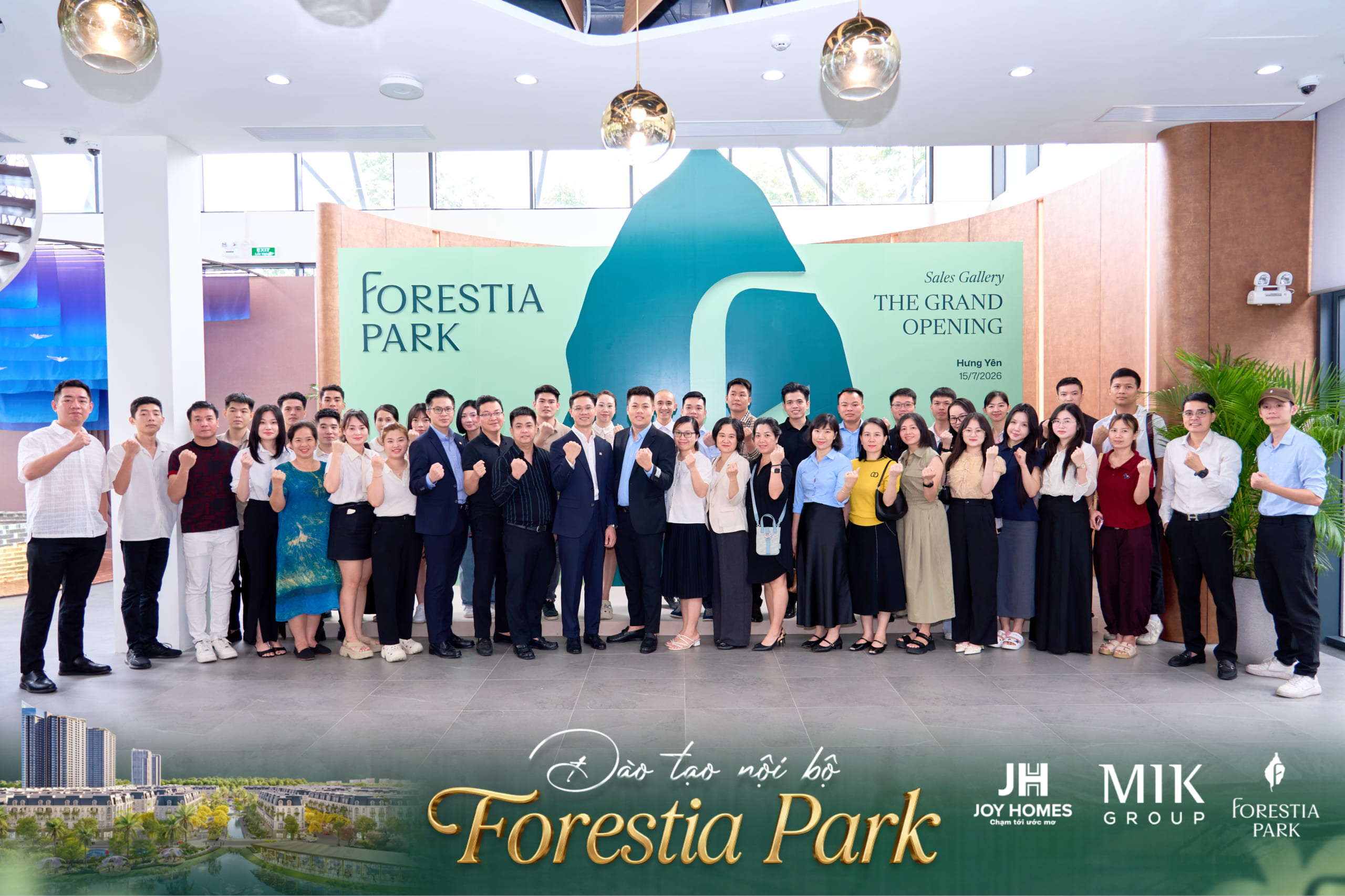 Joy Homes tổ chức đào tạo dự án Forestia Park
